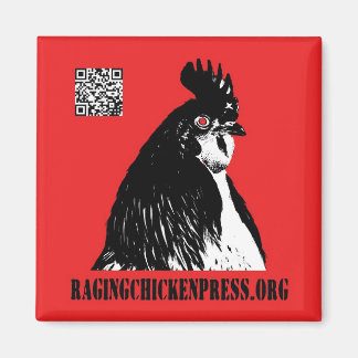 Raging Chicken Press magneet
