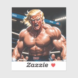 Raging Donny T (MMA/Wrestling MAGA Superstar) Sticker