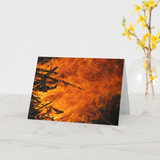 Raging Fire Kaart (Gele Bloem)