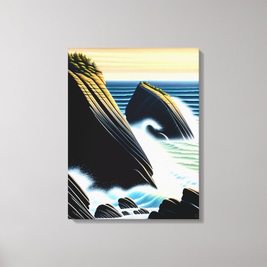 Raglan - Impression d'art en toile (Recto)