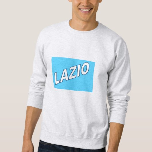 Raglan Sweat gris LAZIO ITALIE (Devant)