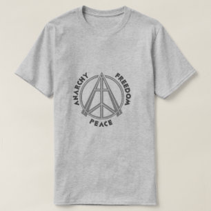 Raglan T-Shirt voor anarchie en vrijheid & vrede
