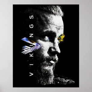 Ragnar Lothbrok Vikings Tv reeks Poster