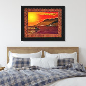 Ragnarok voor walvissen canvas afdruk (Insitu (Slaapkamer))