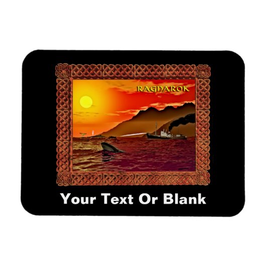 Ragnarok voor walvissen magneet (Horizontaal)