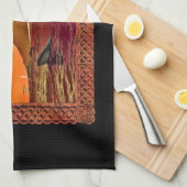 Ragnarok voor walvissen theedoek (Quarter Fold)