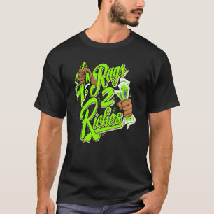 Rags 2 Reuzen Elektrisch Groene 6s Aanpassing T-shirt