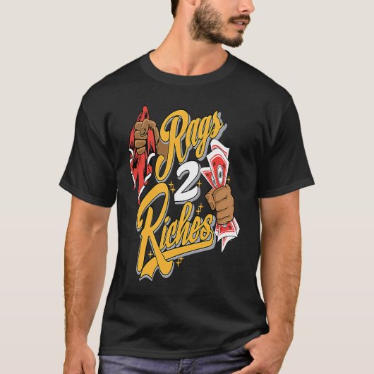 Rags 2 Riches Citrus 7s Matching T-shirt (Voorkant)