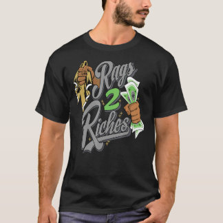 Rags 2 Rijken Retro Green Bean 5s Matching T-shirt