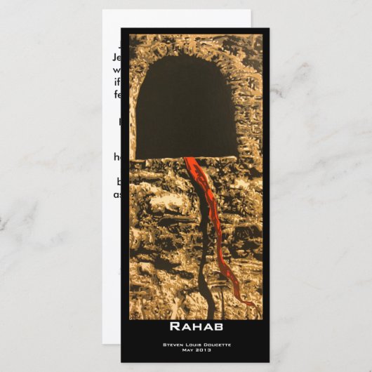 "Rahab"-Bladwijzer (Voorkant / Achterkant)