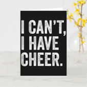Rahiltees Co. I Can't I Have Cheer Cheerleader - B Kaart (Gele Bloem)