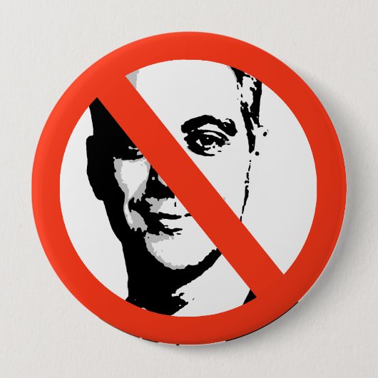 Rahm Emanuel Ronde Button 4,0 Cm (Voorkant)