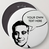 Rahm Emanuel Ronde Button 6,0 Cm (Voorkant /achterkant)