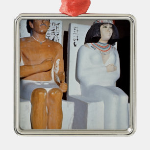 Rahotep en zijn vrouw, Nofret, uit Meydum Metalen Ornament