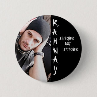RAHWAY, Snitches, Get, Stitches Pin Ronde Button 5,7 Cm