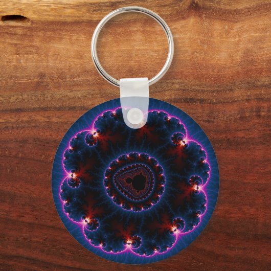 Rai - Fractal Art Sleutelhanger (Voorkant)