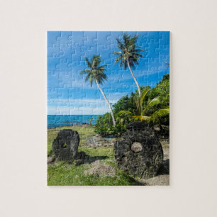 Rai-stenen op Yap-eiland Legpuzzel