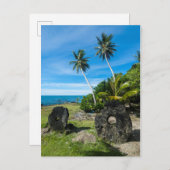 Rai Stones op Yap Island Briefkaart (Voorkant / Achterkant)