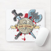 RAID LEADER-Tattoo - Sword, Ax en Shield Muismat (Met muis)
