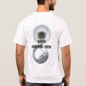Raider Marching Sousaphone T-shirt (Achterkant)