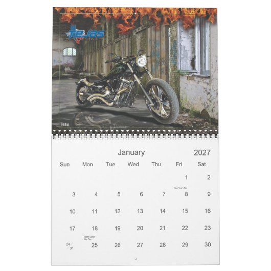 Raider Reflections Calendar 2010 Kalender (Jan 2027)