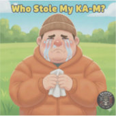 Raider’s Wasteland Crybaby Vinyl Sticker (Devant)