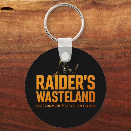 Raider’s Wasteland Logo Best Server Keychain (Achterkant)