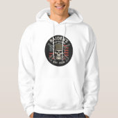 Raider’s Wasteland Official Logo Hoodie White (Voorkant)