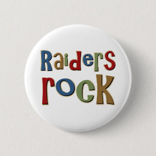 Raiders Rock Ronde Button 5,7 Cm