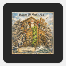 Raiders van Noah's Ark Cartoon door Rick London