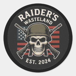 Raider's Wasteland Officiële Logo Sticker