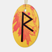 Raidho Viking Rune Yule Ornement - Balance! (Gauche)