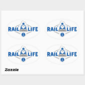 Rail Life ™ Sticker - Ovaal (Vel)