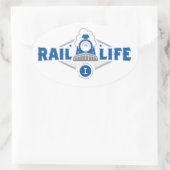 Rail Life ™ Sticker - Ovaal (Tas)