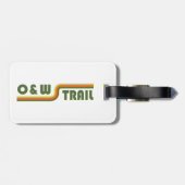 Rail-overpad Bagagelabel (Achterkant horizontaal)