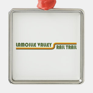 Rail Trail Vermont van Lamoille Metalen Ornament