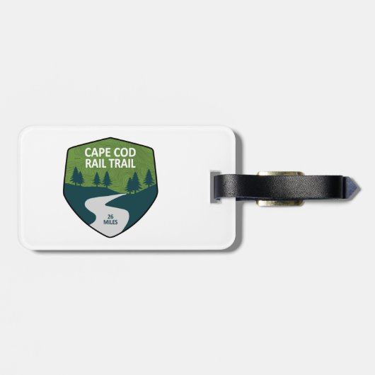 Rail van Cape Cod Bagagelabel (Achterkant horizontaal)