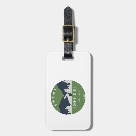 Rail van Cape Cod Bagagelabel (Voorkant verticaal)