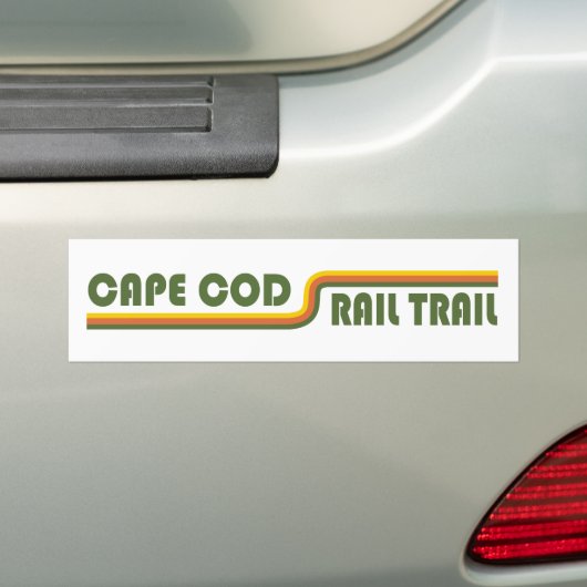 Rail van Cape Cod Bumpersticker (Op auto)
