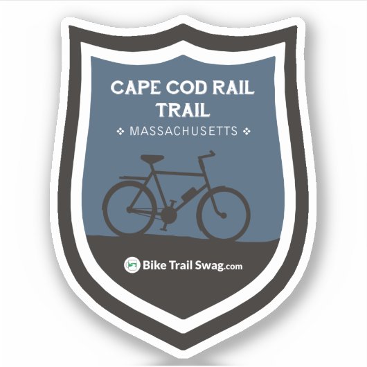 Rail van Cape Cod Sticker (Voorkant)