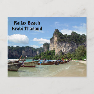 Railay Beach Krabi Thailand Briefkaart