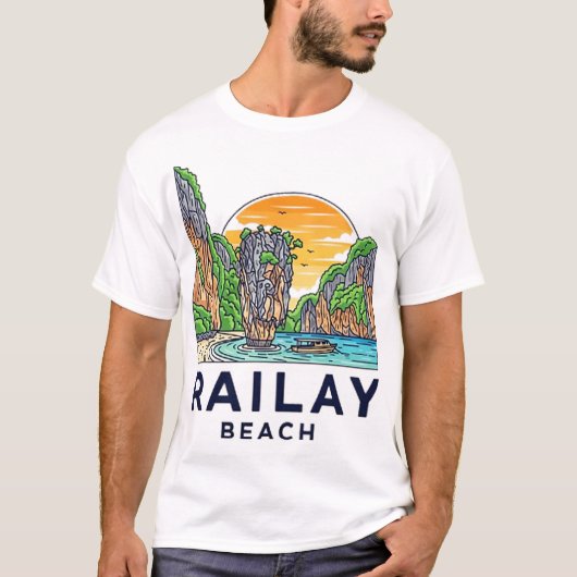 Railay Beach T-shirt (Voorkant)