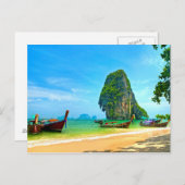 Railay Beach Thailand Briefkaart (Voorkant / Achterkant)
