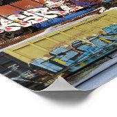 Railcar Graffiti Collage Poster (Hoek)
