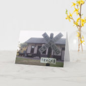 "Railroad Depot" - Bonne carte (Fleur jaune)