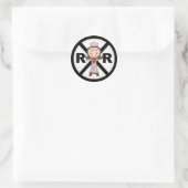 Railroad Engineer - Meisje Tshirts en Geschenken Ronde Sticker (Tas)