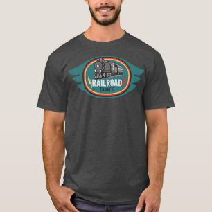 Railroad Fanatic Stoomlocomotief T-shirt