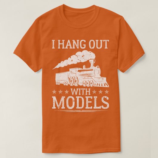 Railroad Lover Model Trein T-shirt (Design voorkant)