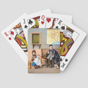 RAILROAD POSTER, 1898 POKERKAARTEN