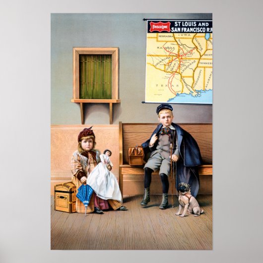 RAILROAD POSTER, 1898 POSTER (Voorkant)